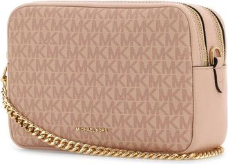 Michael Kors Womens Pink Canvas Medium Bryant Shoulder Bag Ballet 89.pvc Borse A Tracolla