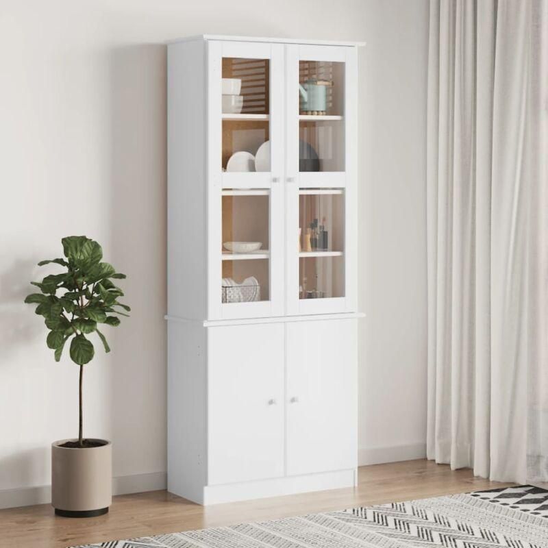 Credenza Moderna Mobiletto Con Vetrina Ikea Vetrine (Soggiorno