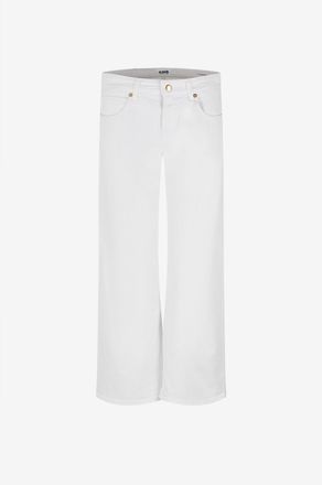 Cambio Jeans mit weitem Bein aus Baumwolle Tess Cropped