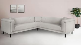 HOME AFFAIRE Ecksofa »AGNIA L-Form B/T/H: 244/244/71 cm« incl. Zierkissen, gleichschenklig, auch in Cord