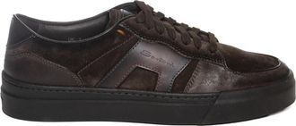 Santoni DBS Sport Sneakers - Heren - Sneakers - Bruin - 45 EU - Leer - Schoenen