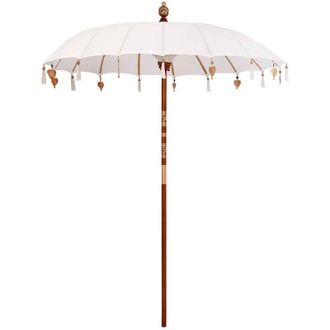 vidaXL Parasol Balin&eacute;s Crema (180-190) X 260 Cm Vidaxl
