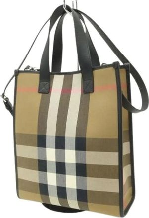 Burberry Pre-owned Tote Bags, female, Multicolor, Size: ONE SIZE Pre-owned Vintage Shoulder Bag