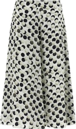 Fendi Multicolor Polka Dot Skirt