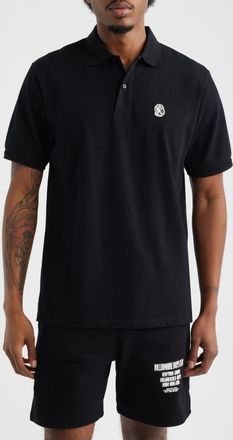 Billionaire Boys Club Landing Short Sleeve Polo in Black at Nordstrom, Size Xx-Large