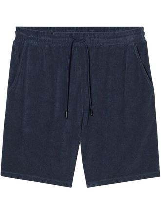 Closed terry shorts - Blue