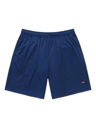 SUPREME Stadium Box mesh Blue shorts - men - Fabric - S