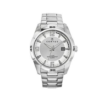 Certus Mens Silver Watch Stainless Steel - One Size