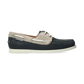 Mephisto Moderne en sportieve veterschoen voor heren - Heren - Veterschoenen - Blauw - 41 EU - Leer - Schoenen
