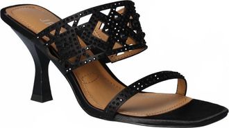 J. Rene&eacute; Womens Vardana Satin Sandal In Black