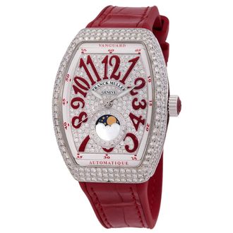 Franck Muller Vanguard Moonphase Quartz Diamond Ladies Watch V32SCATFOLDCD(ACRG)