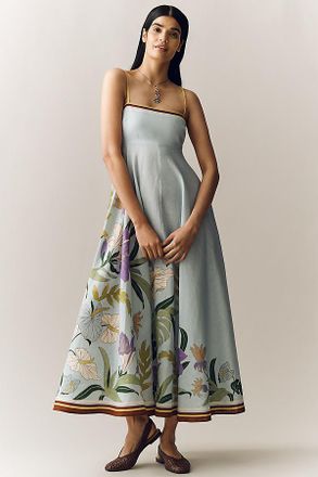 Alemais Alfie Linen Sleeveless A-Line Sundress