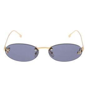 Fendi Sunglasses, unisex, Yellow, ONE SIZE, Stylish Sunglasses with Unique Design
