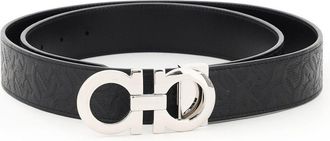 Ferragamo Reversible Gancini Embossed Belt