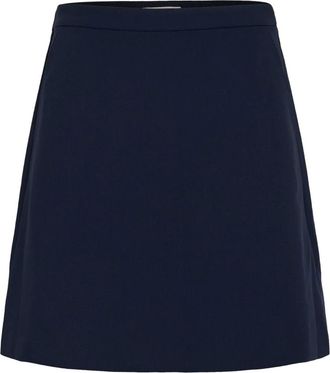 Soaked In Luxury Corinne Aline Skirt - - Skirts - Donna - Blu - M