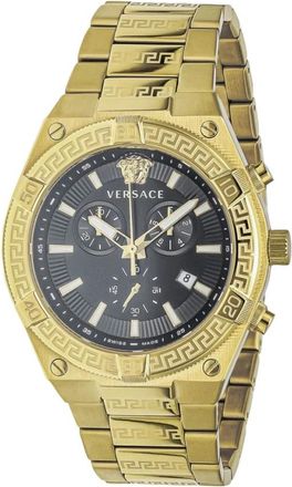 Versace Chronograaf Horloge - Heren - Horloges - Geel - ONE Size - Accessoires