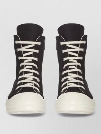 Rick Owens denim high-top sneakers