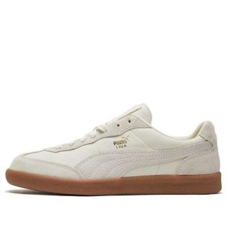 Puma Liga Leather Shoe Beige 364597-01
