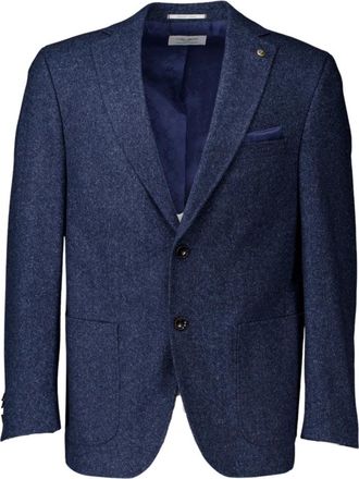 Carl Gross Tedrick Blauw Colberts Stijlvol - Heren - Blazers - Blauw - S - Jassen