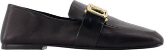 Lanvin Mocassini con placca logo - - Shoes - unisex - Nero - 35 EU