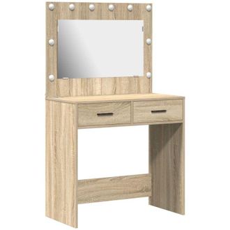 vidaXL Vidaxl - Dressing Table Sonoma oak 78.5 x 41 x 135 cm Engineered wood
