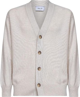 D4.0 Cardigans - Heren - Vesten - Beige - M - Truien & Vesten