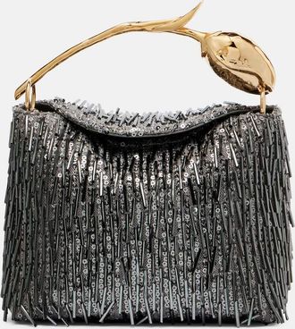 Erdem Bloom Mini embellished tote bag