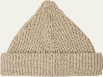 Loro Piana Juniper Ribbed Cashmere Beanie