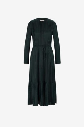Vince Langes Kleid mit Mikro-Pliss&eacute;e