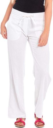 SS7 Womens Linen Trousers White