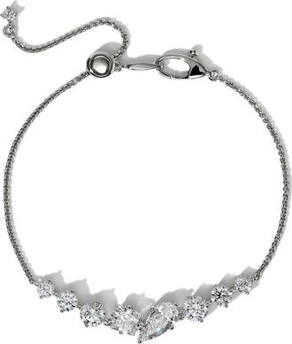 Nadri Lucia Cubic Zirconia Line Bracelet in Rhodium at Nordstrom