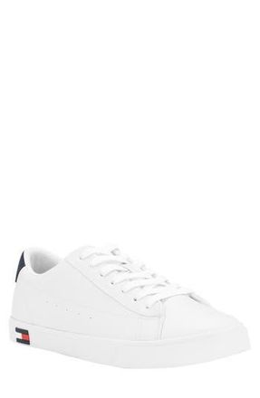 Tommy Hilfiger Risher Lace-Up Sneaker in White at Nordstrom Rack, Size 8