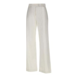 Eleventy Wide Trousers, female, White, Size: XS Wide Trousers