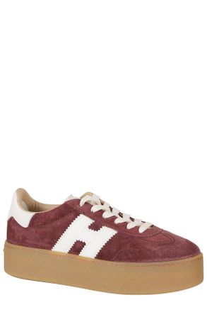 Hogan Cool Leather Accent Suede Low-Top Sneakers