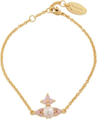 Vivienne Westwood Bracciale con placca Orb - Oro