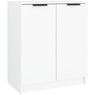 vidaXL Shoe Cabinet White 59x35x70 cm Engineered Wood Vidaxl