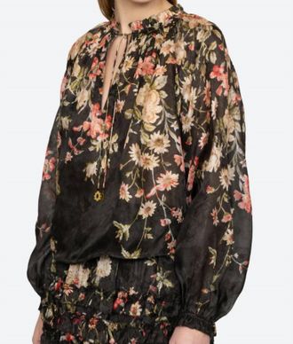 Sea New York Jolie Floreal Long Sleeve Top In Multi