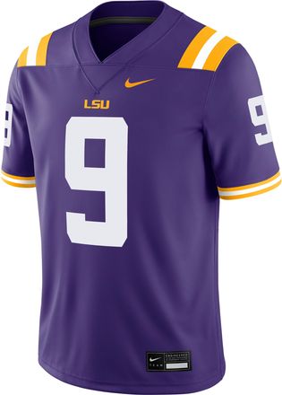 Nike Odell Beckham Jr LSU Tigers Mens Nike Mens Dri-FIT College Game Jersey in Purple | NC2F08AKCP9-8ZB