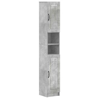 vidaXL Armario De Ba&ntilde;o Con Estante Abierto Utrecht Gris Hormig&oacute;n Vidaxl