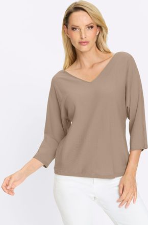 Heine Fledermauspullover HEINE Pullover, Damen, Gr. 34, sesam, 50% Viskose, 28% Polyester, 22% Polyamid, unifarben, Pullover Fledermauspullover