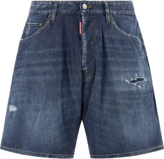 Dsquared2 Hombre, Pantalones cortos, Azul, Talla: M