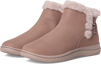 Clarks Womens Breeze FurAnkle Boots, Mauve Combi, 37.5 EU Weit
