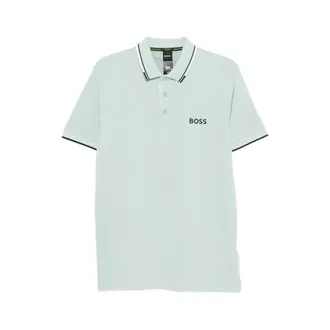 HUGO BOSS Hugo, Polo Shirts, male, Blue, Size: 3XL Sweater Boss