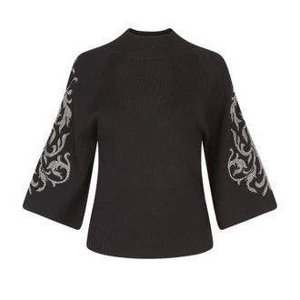 Anne Fontaine Geri Top in Black at Nordstrom, Size Medium Eu
