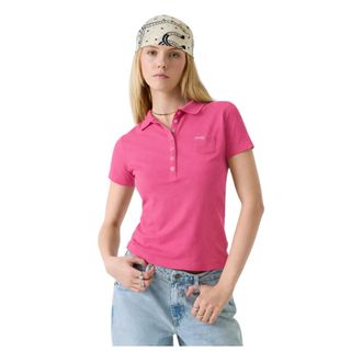 Guess Polo Shirts, female, Pink, Size: XS Regular Fit Polo