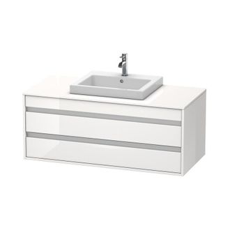 Duravit Duravit Ketho Neceser De Pared 6756, 2 Cajones, 1200mm, Para Lavabo Empotrado, C&eacute;ntrico, Color (frente/cuerpo): Decoraci&oacute;n Pino Plata - Kt675603131
