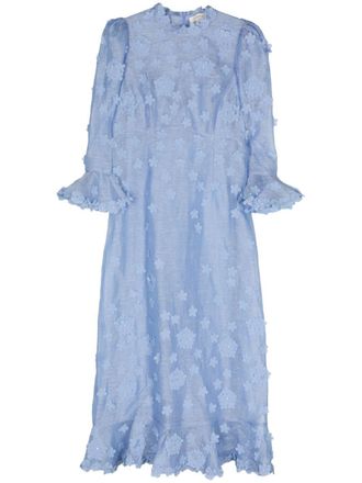 Zimmermann Abito midi Matchmaker Lift Off - Blu
