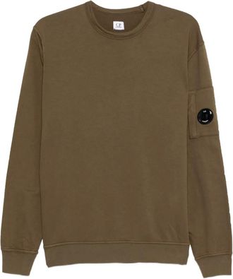 C.P. Company Felpa con applicazione Lens - Verde