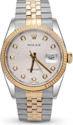 Rolex Pre-owned Rolex Datejust Automatic Chronometer Diamond Unisex Watch 116233