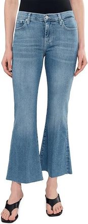 7 For All Mankind Cropped Dojo Womens Jeans Iceflow : 28 27, Cotton/Denim/Elastane